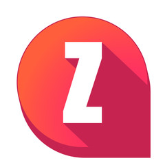 ikona z długim cieniem na tle strzałki pinezki © vempireart