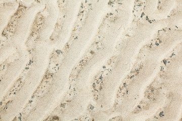 Wavy sand surface