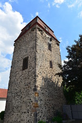 Fototapeta na wymiar Schwarzer Turm (Wölfersheim)
