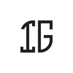 two letter monogram logo