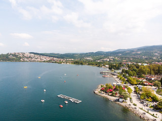 Fototapeta premium Sapanca Lake in Sakarya / Turkey / Pedalo