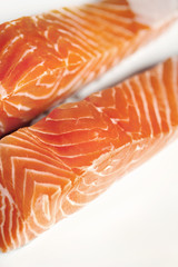 Salmon close up