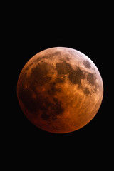 Eclissi di Luna 27 Luglio 2018. Vista dal telescopio