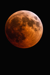 Eclissi di Luna 27 Luglio 2018. Vista dal telescopio