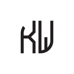 two letter monogram logo