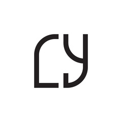 two letter monogram logo