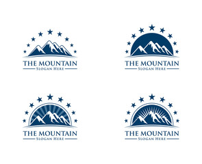 Mountain Logo, Sun Logo, Eco Logo Design