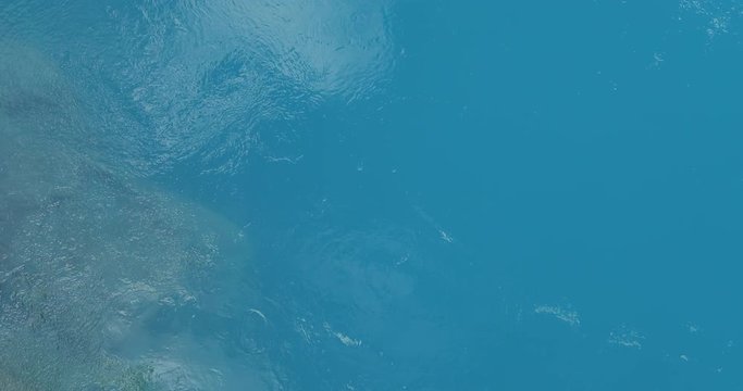 Hotikita Gorge, South Island, New Zealand, 60fps, Blue Water and Tree Ferns,