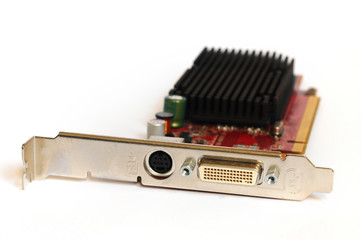 DVI connection on computer pci graphic card