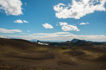 Krafla é um sistema vulcânico com um diâmetro de aproximadamente 20 quilometros situado na região de Mývatn, norte da Islândia
