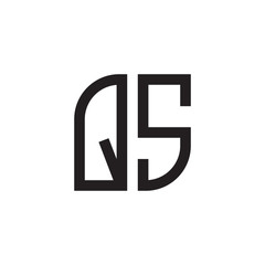 Obraz premium two letter monogram logo