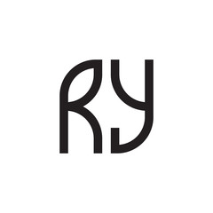 two letter monogram logo