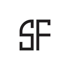 Fototapeta premium two letter monogram logo