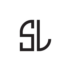 Obraz premium two letter monogram logo