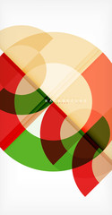 Obraz premium Modern circle abstract background