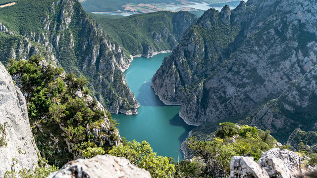 Sahinkaya Canyon in Vezirkopru district of Samsun province,Turkey.