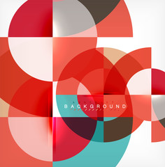 Obraz premium Modern circle abstract background