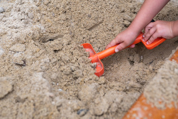 Spielen im Sand