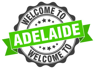 Obraz premium Adelaide round ribbon seal