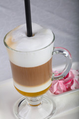 Latte coffee