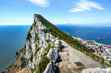 Coast of Gibraltar.