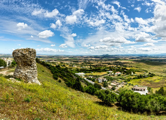 Castle ruins of Medina-Sidonia.