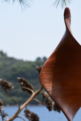 Wooden wind art