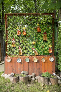Traditional Romanian earthenware pottery in Buzau - Romania
