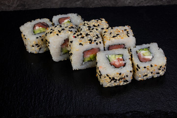 Japanese roll with tuna
