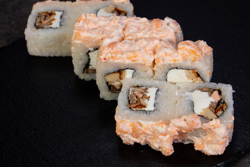 Japanese roll with eel