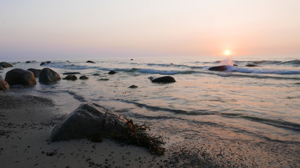 Sonnenuntergang, Rügen, Deutschland