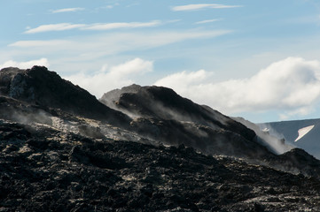 Krafla é um sistema vulcânico com um diâmetro de aproximadamente 20 quilometros situado na região de Mývatn, norte da Islândia