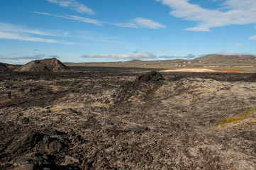 Krafla é um sistema vulcânico com um diâmetro de aproximadamente 20 quilometros situado na região de Mývatn, norte da Islândia