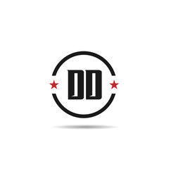 Initial Letter DD Logo Template Design