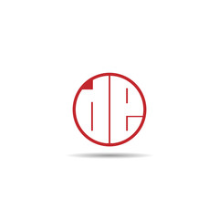 Initial Letter DE Logo Template Design