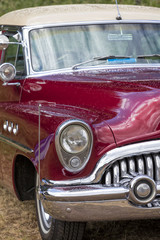 Fototapeta na wymiar Front detail of a Buick vintage car