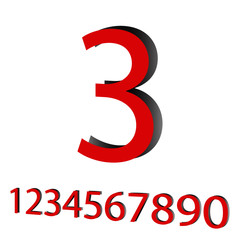 Numbers illustration