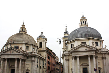 Fototapeta na wymiar Piazza del Popolo Rome. Italy.