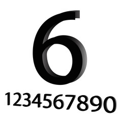 Numbers illustration