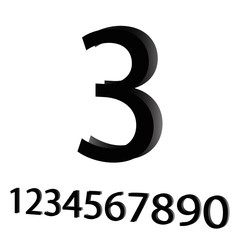 Numbers illustration