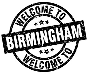 welcome to Birmingham black stamp