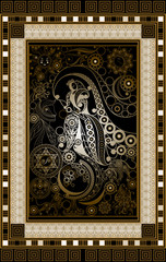 Graphical illustration of a Tarot card 5