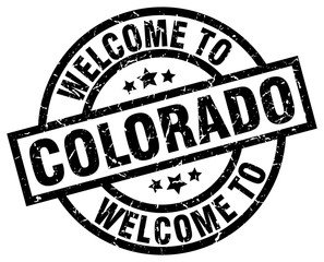welcome to Colorado black stamp