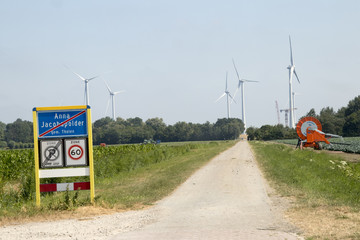 Agricultural landscape of the peninsula Tholen