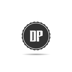 Initial Letter DP Logo Template Design