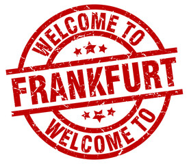 welcome to Frankfurt red stamp