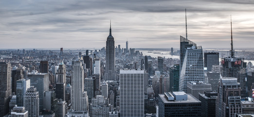 Fototapeta na wymiar Panorama von Manhattan - New York City