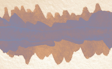 Watercolor stain light color. isolated on white background