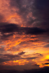 Sunset clouds