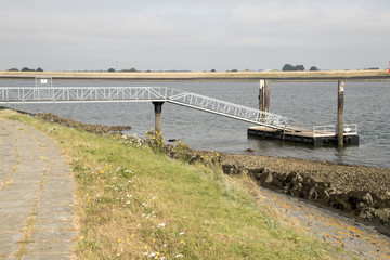 Sports diving location at the Eastern Scheldt